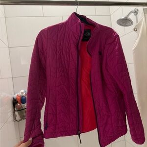 Women's Pink north face coat